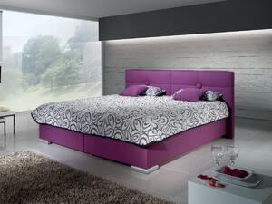 Čalouněná postel s úložným prostorem včetně polohovacího roštu FACILE Plocha spaní 160x200