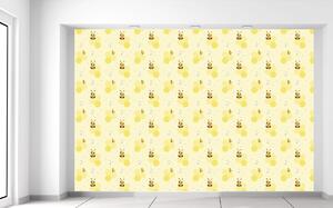 Gario Fototapeta Žluté včelky Materiál: Latexová, Velikost: 200 x 150 cm