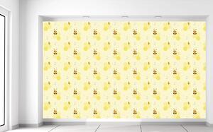 Fototapeta Žluté včelky Materiál: Samolepící, Velikost: 402 x 240 cm