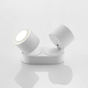 Lindby Argenta LED spot, dvě žárovky, bílý