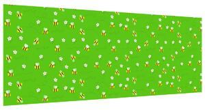 Gario Fototapeta Malé včelky na louce Materiál: Latexová, Velikost: 200 x 150 cm