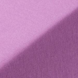 Napínací prostěradlo jersey s elastanem fialové 90 x 200 cm