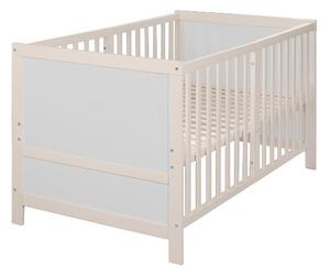 Roba Kombinovaná dětská postýlka Easy Sleep, 70 x 140 cm (přírodní šedá) (100396996002)