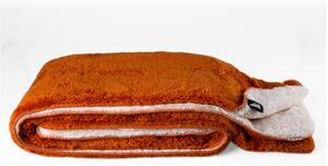 Oboustranná deka OVEČKA oranžová 150 x 200 cm