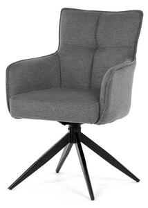 Autronic Blues DCH-P3170GREY2 Jídelní židle, jemně hrubá látka, šedá