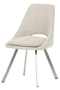 Autronic Partitura DCL-W1174CRM2 Židle jídelní, látka bouclé, béžová