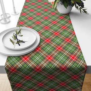 Ervi Teflonový běhoun na stůl Royal Lux - Tartan vánoční