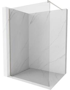 Mexen Kioto, sprchová zástěny typ Walk-In 60 x 200 cm, 8mm čiré sklo, ocelová, 800-060-101-97-00