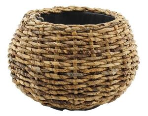 RATANOVÝ Květináč DRYPOT ABACA Natural, Ø57x44 cm (Van der Leeden®)