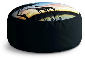 Sablio Taburet Circle Sahara: 38x48 cm