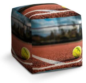 Sablio Taburet Cube Tennis - 40x40x40 cm