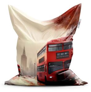 Sablio Sedací vak Classic Londýn Double-decker 1 - 150x100 cm