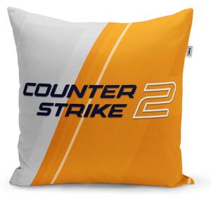 Sablio Polštář Counter Strike 2 Oranžová - 40x40 cm