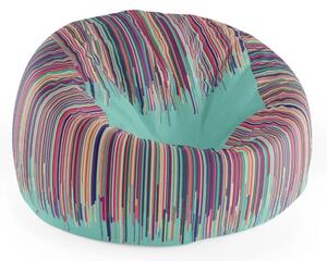 Sablio Sedací vak Cocoon Stékající barva - 75 x 45 x 35 cm