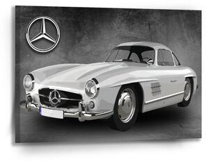 Sablio Obraz Mercedes-Benz 300 SL Šedé pozadí - 90x60 cm