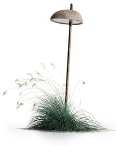 Il Fanale 331.10.OC Pantarhei, stojanové svítidlo z mosazi a terakoty, LED 2,5W 2700K, výška 63cm, IP65