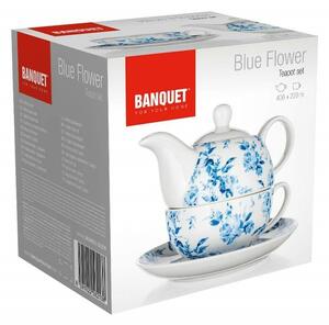 Banquet Čajová sada BLUE FLOWER 400 + 220 ml