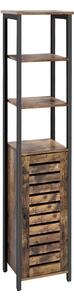 REGÁL, hnědá, černá, uhlíková ocel, 37/167/30 cm Boxxx - Online Only regály & police, Online Only