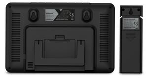 ELDONEX EWS-1010-BK - Meteostanice s LCD displejem 2xAAA černá