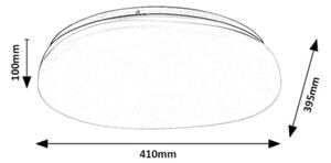 Rabalux 75053 - LED Koupel. stropní svítidlo CALIOPE LED/24W/230V IP44 pr. 41 cm