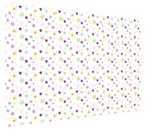 Fototapeta Malé farebené kytičky Materiál: Vliesová, Rozměry: 268 x 240 cm