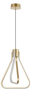 LED Lustr na lanku ZING LED/19W/230V zlatá