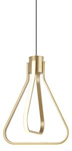 LED Lustr na lanku ZING LED/19W/230V zlatá