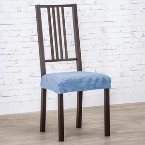 Super strečové potahy NIAGARA modrá židle s opěradlem 2 ks (40 x 40 x 55 cm)
