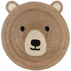 Hans Home | Dětský koberec Jute Kids Bear Natural