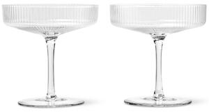Skleničky na šampaňské Ripple 150 ml – sada 2 ks