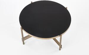 Konferenční stolek ISMENA černá/zlatá