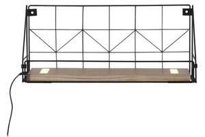 Leuchten Direkt 15277-18 - Police s LED osvětlením BOARD 2xLED/1,75W/230V 45 cm