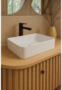 Erga Belle, umyvadlo na desku 480x370x130 mm, bílá lesklá, ERG-V03-YT-038-WH