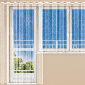Hotová žakárová záclona MOLLY - balkonový komplet
