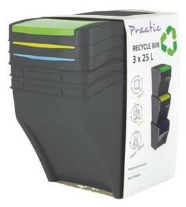 Koš na tříděný odpad Recykle BIN 3x 25 l