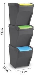 Koš na tříděný odpad Recykle BIN 3x 25 l