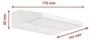 Telefunken - LED Venkovní nástěnné svítidlo LED/10W/230V IP44 bílá