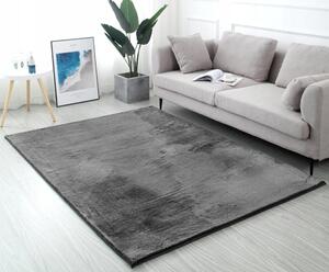 Hebký koberec RABBIT TMAVĚ ŠEDÁ 200x140 cm