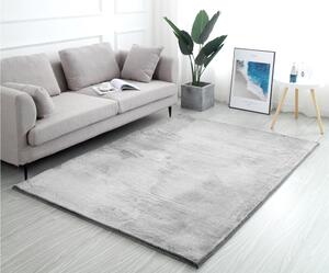 Hebký koberec RABBIT SVĚTLE ŠEDÁ 160x230 cm