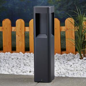 Lucande Podstavné svítidlo LED Annika, antracit, kov, 50 cm, Černá, Hliník, Moderní