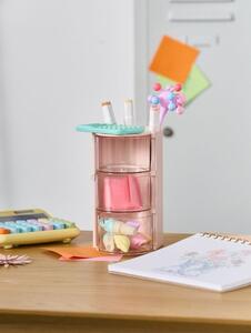 Sinsay - Stolní organizér - pastelová růžová