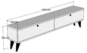 TV stolek/skříňka Parid (bílá). 1089252