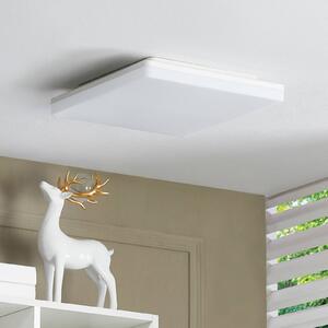 PRIOS Prios Artin LED stropní světlo, hranaté, 28 cm, Bílá / opál, Koupelna, Plast, Moderní