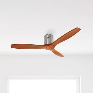 LEDS-C4 Stropní ventilátor Stem s dřevěnými lopatkami, dřevo tmavé, Tmavé dřevo, Obývací pokoj / jídelna, Dřevo, Moderní