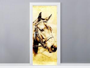 Fototapeta na dveře Hlava koně Materiál: Samolepící, Rozměry: 95 x 205 cm