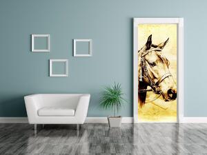 Fototapeta na dveře Hlava koně Materiál: Samolepící, Rozměry: 95 x 205 cm