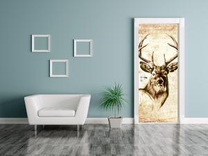 Fototapeta na dveře Úžasný jelen Materiál: Samolepící, Rozměry: 95 x 205 cm