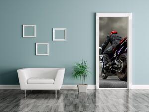 Fototapeta na dveře Rychlá silniční motorka Materiál: Samolepící, Rozměry: 95 x 205 cm