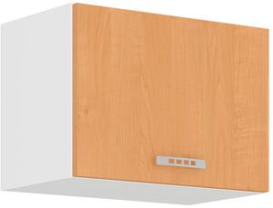 50 cm skříňka horní jednodveřová (otevírání nahoru) Barevné provedení SARA: Bílá / Olše
