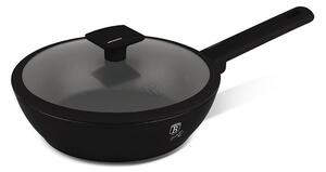 Pánev hluboká s titanovým povrchem a poklicí 24 cm Matte Black Collection